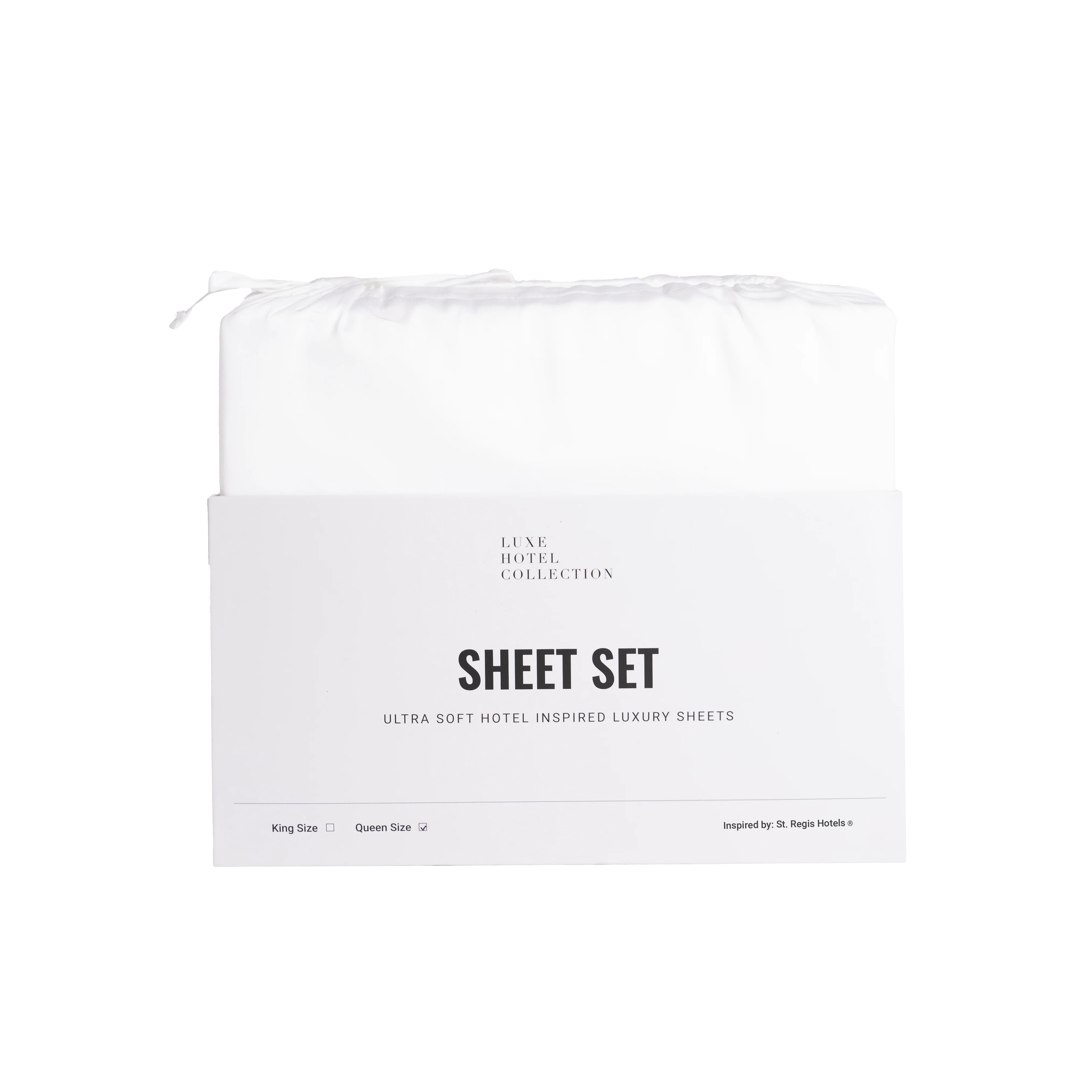 Hotel Collection-Cotton Blend Sheet Set Includes (1) Fitted Sheet, (1) Flat Sheet and (2) Pillowcases - Image 11