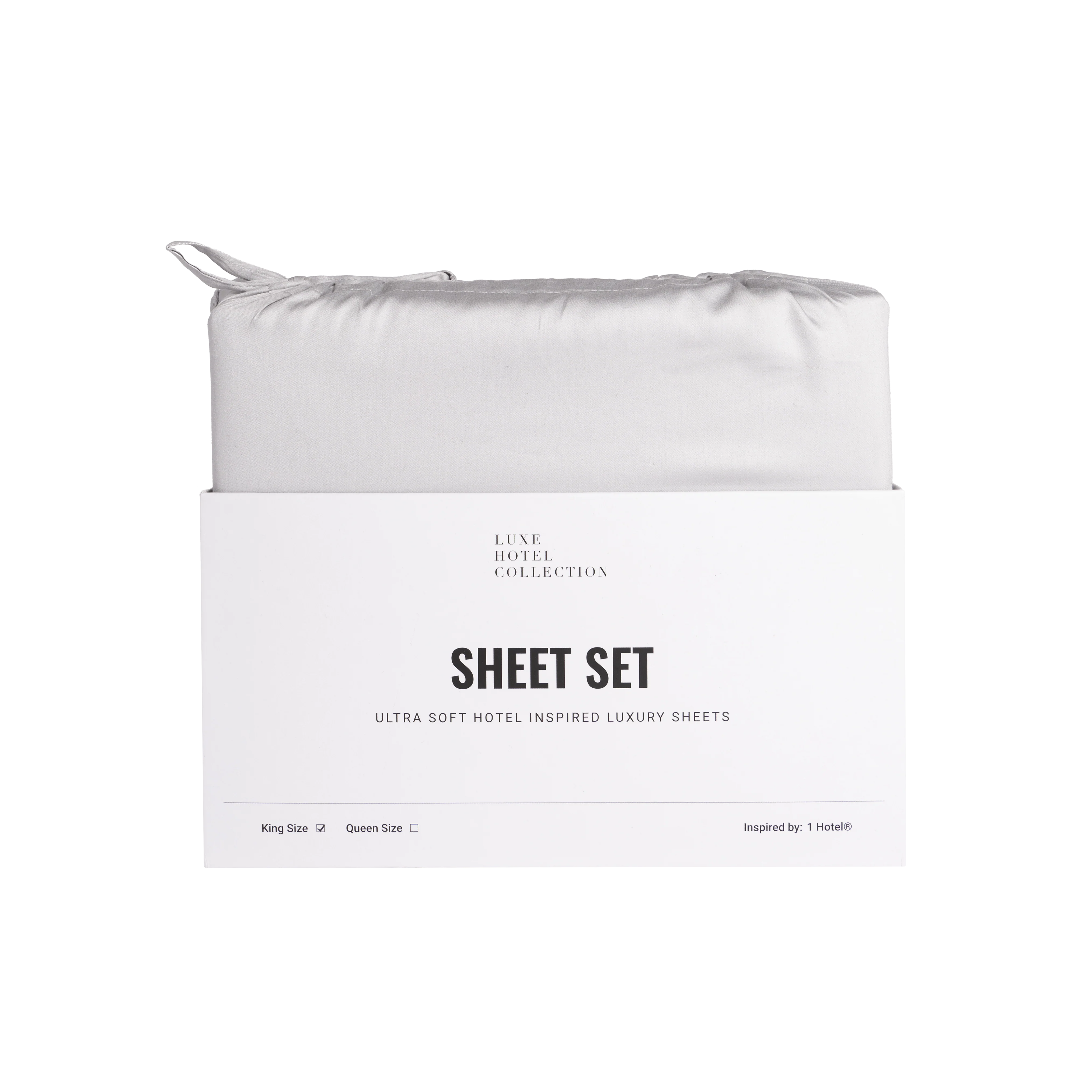 Hotel Collection-Cotton Blend Sheet Set Includes (1) Fitted Sheet, (1) Flat Sheet and (2) Pillowcases - Image 18