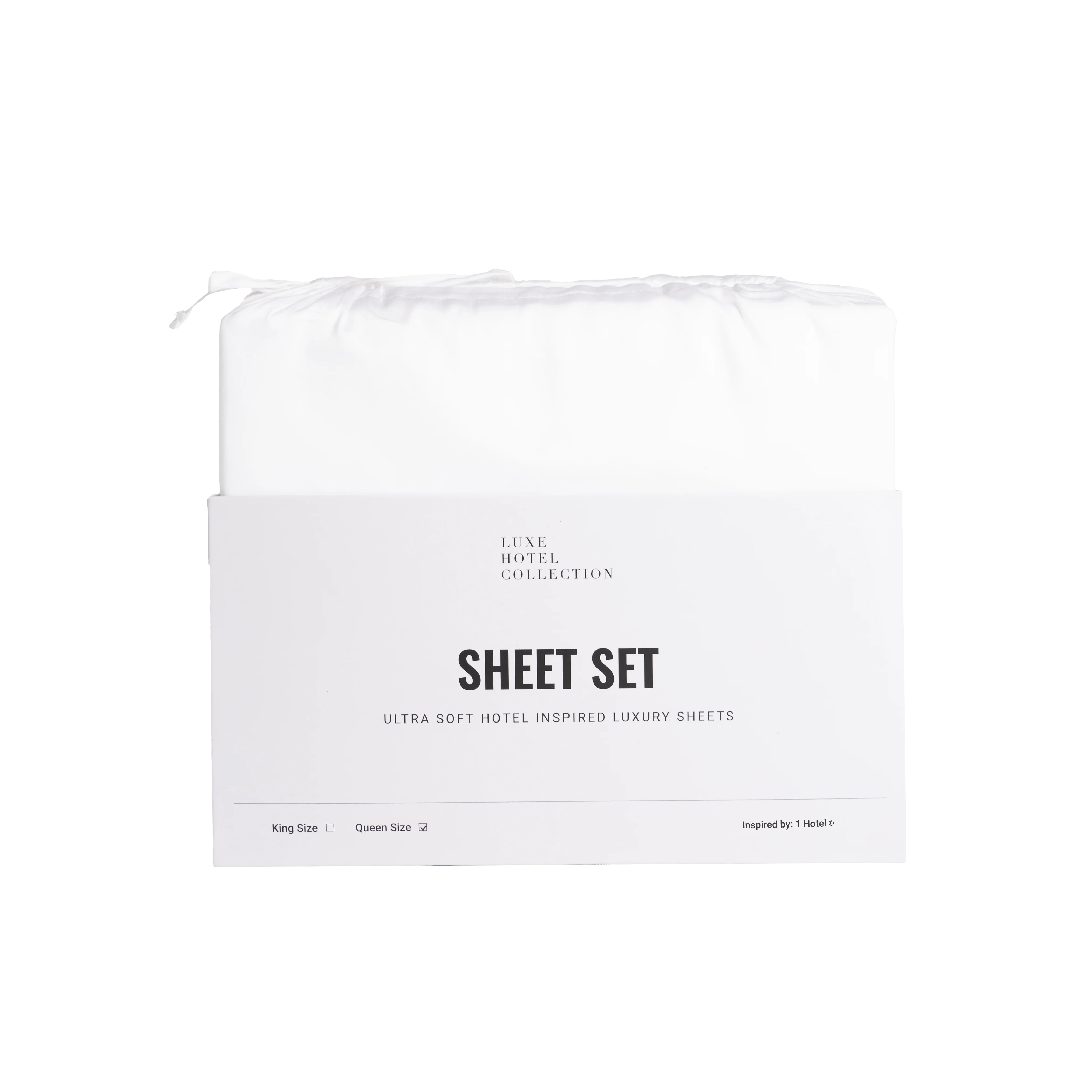Hotel Collection-Cotton Blend Sheet Set Includes (1) Fitted Sheet, (1) Flat Sheet and (2) Pillowcases - Image 19